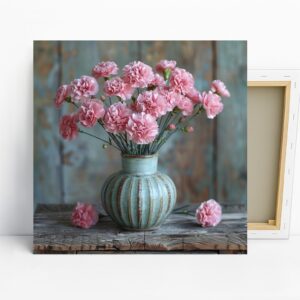 Pink Carnations Art