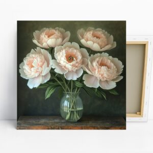Peony Vase Art