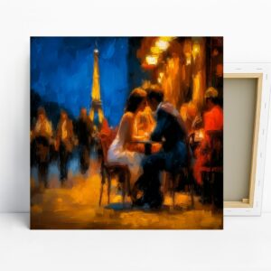 Parisian Romance Cafe Art