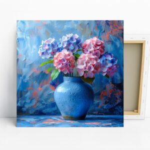 Hydrangea Bloom Vase Art