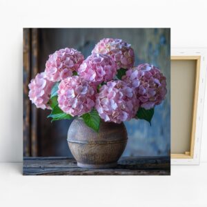 Pink Hydrangea Art