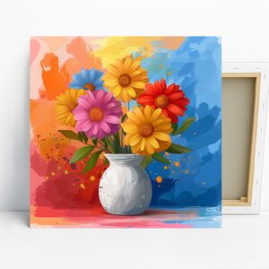 Daisy Bouquet Art