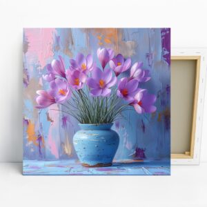 Crocus Vase Art