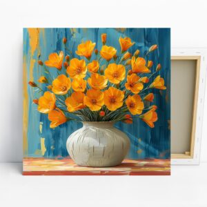 Marigold Bouquet Art