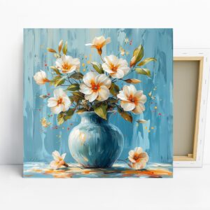 Coastal Bloom Still Life Art