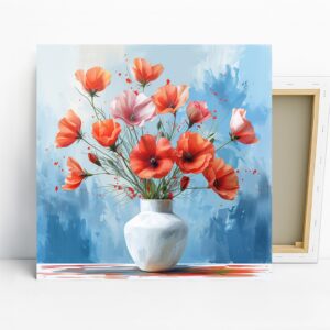 Poppy Vase Art