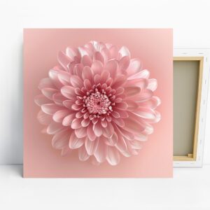 Pink Chrysanthemum Blossom Art