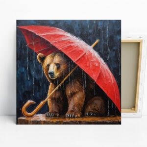 Bear Umbrella Art