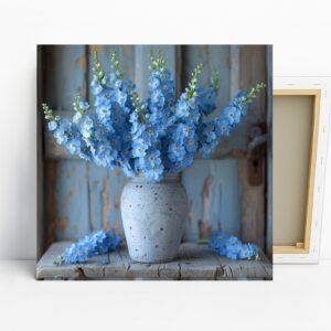 Delphinium Art