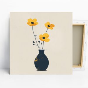 Yellow Poppy Art