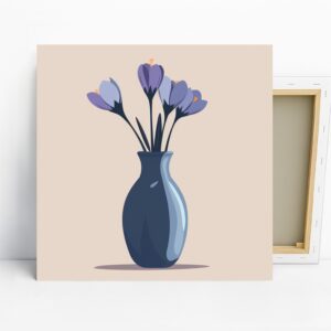 Crocus Vase Art