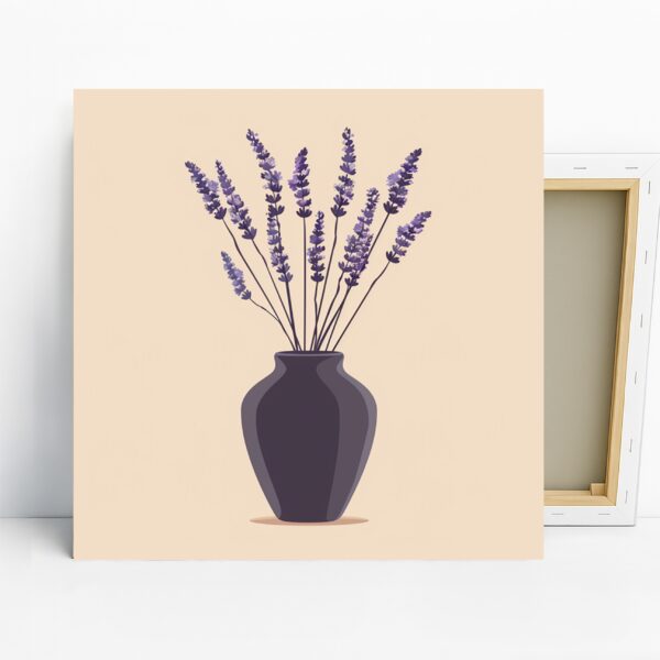 Lavender Vase Art