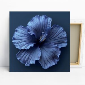 Blue Hibiscus Art