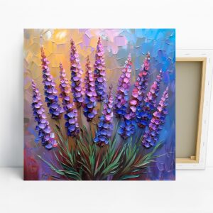 Lavender Field Art