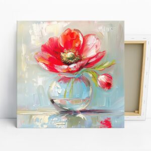 Red Anemone Art