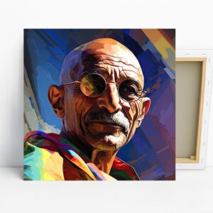Gandhi Visionary Portrait Art