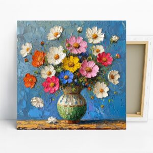 Cosmos Flower Art
