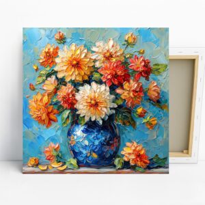 Dahlia Bouquet Art
