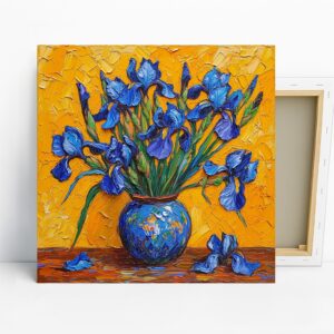 Iris Vase Art