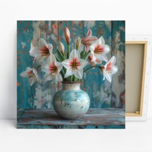 Amaryllis Blossoms Art