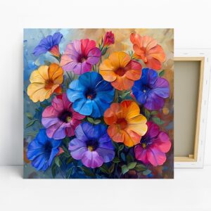 Petunia Garden Art