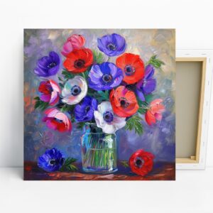 Anemone Bouquet Art