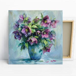 Hellebore Flower Art