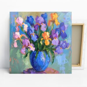 Iris Bouquet Art