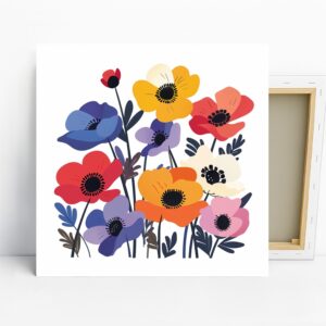 Anemone Garden Burst Art