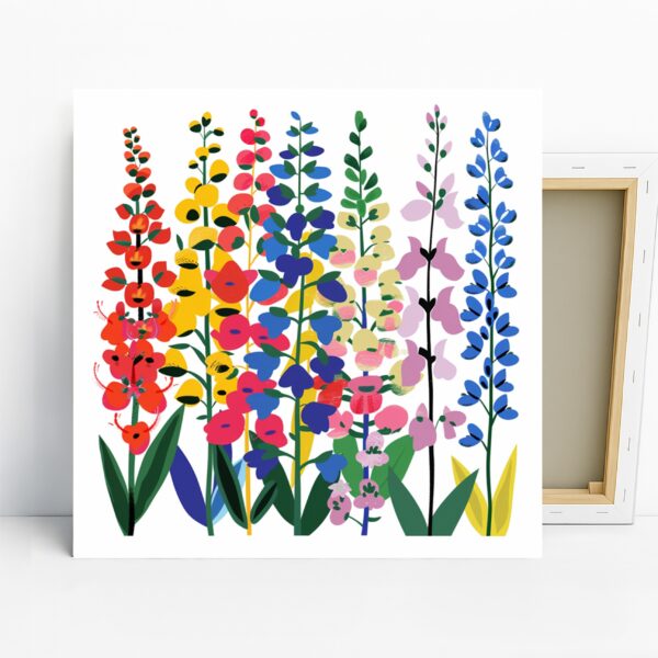 Delphinium Art