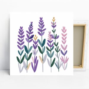 Lavender Field Art