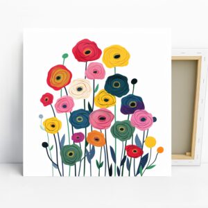 Ranunculus Garden Art