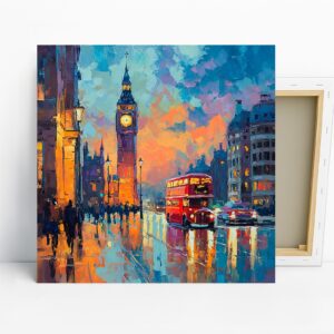 London Big Ben Bus Art