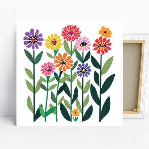 Vibrant Bloom Garden Art