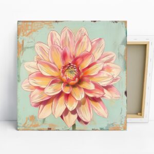 Dahlia Garden Art