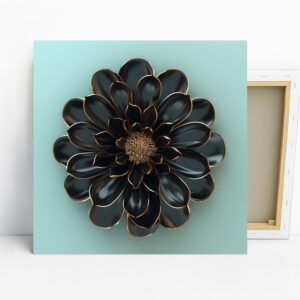 Black Dahlia Art