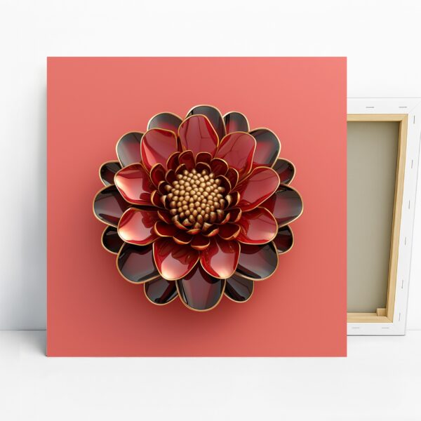Dahlia Bloom Art