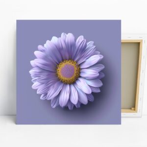 Purple Daisy Art