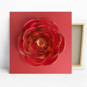 Red Bloom Art