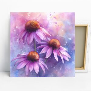 Coneflower Blooms Art
