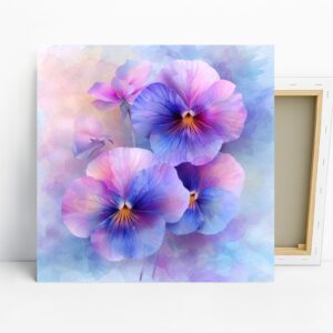 Pansy Bloom Art