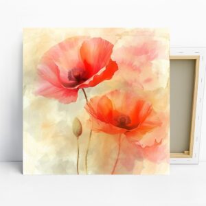 Poppy Flower Art