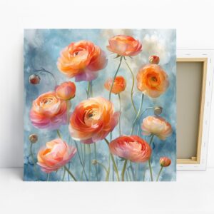 Ranunculus Blooms Art