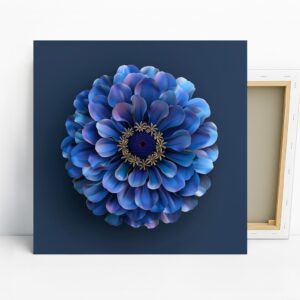 Zinnia Bloom Art