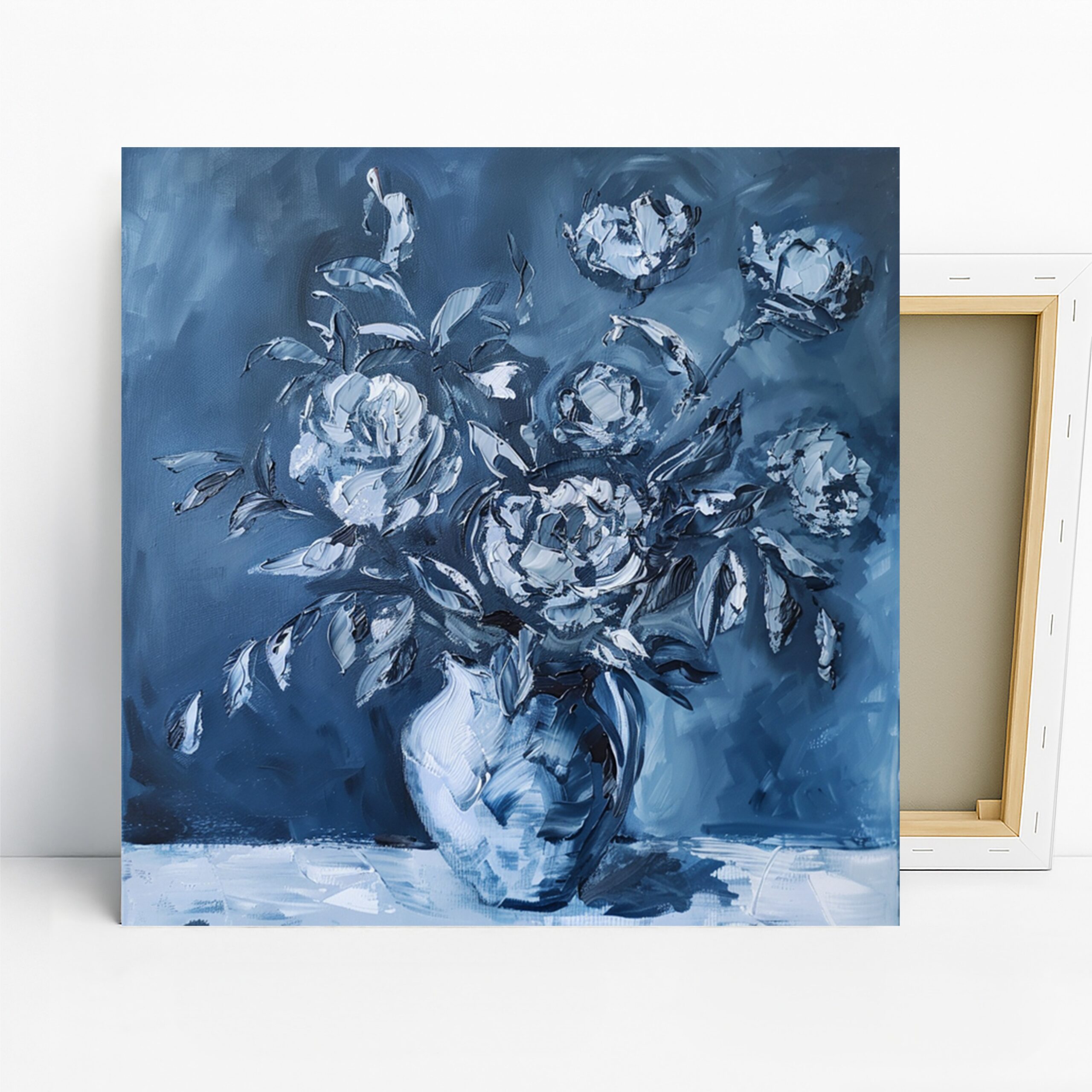1.jpg Blue Rose Still Life Art