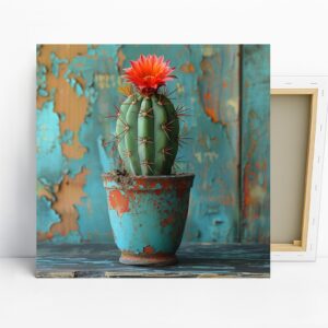 Cactus Flower Art