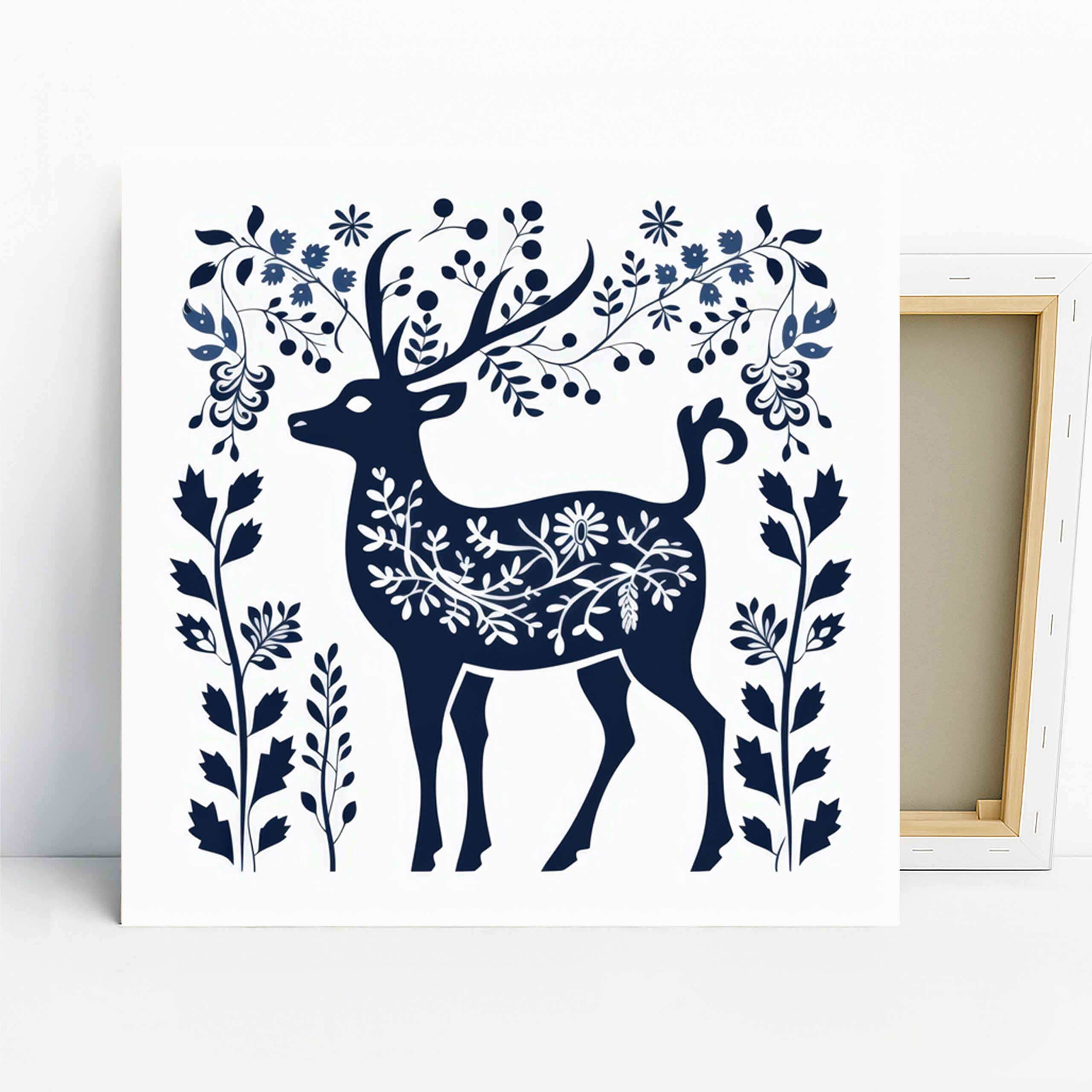 1.jpg Floral Deer Art