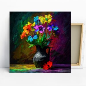 Vibrant Floral Bouquet Art