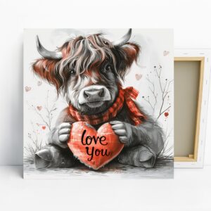 Highland Cow Art
