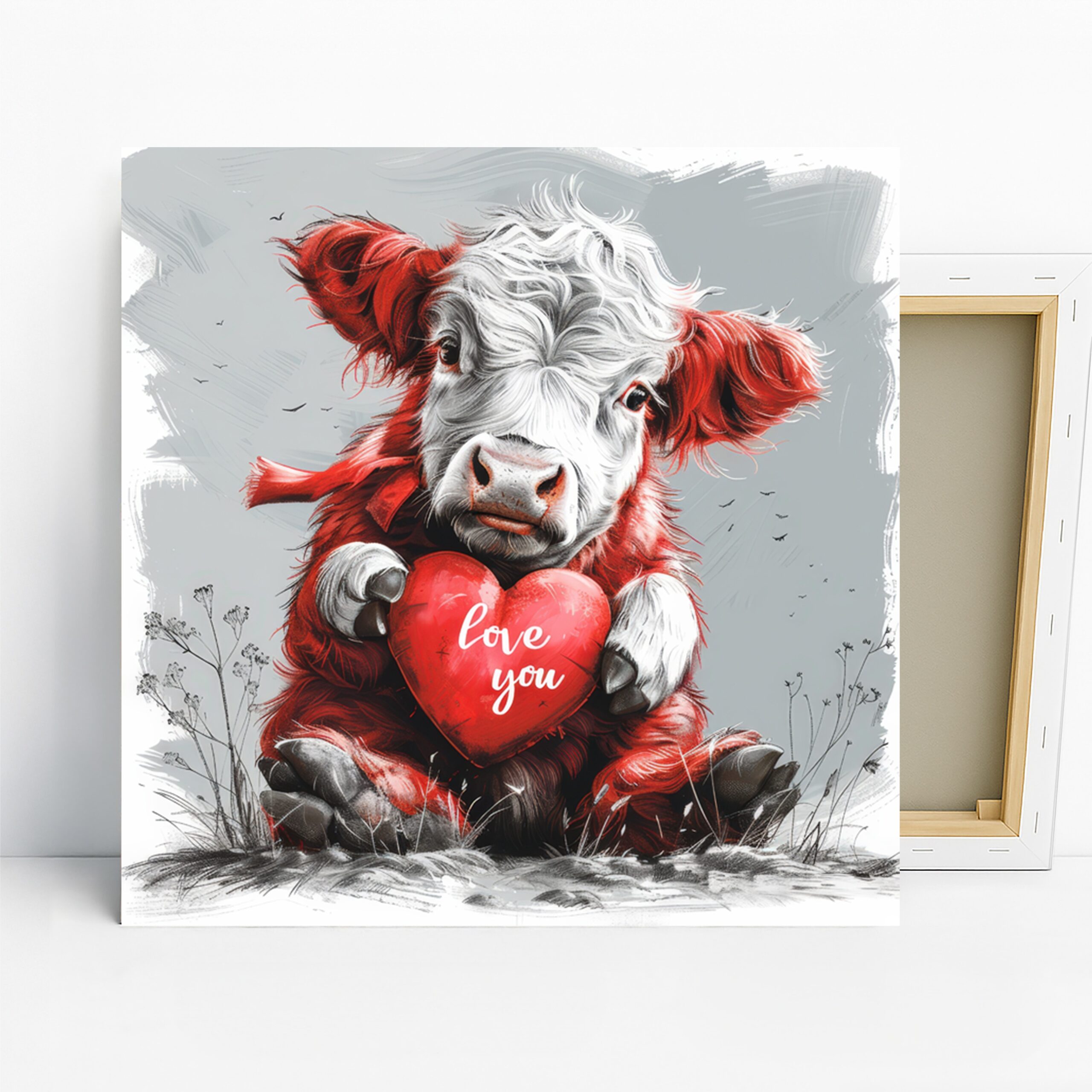 1.jpg Highland Cow Art